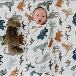 Dinosaur Muslin Blanket